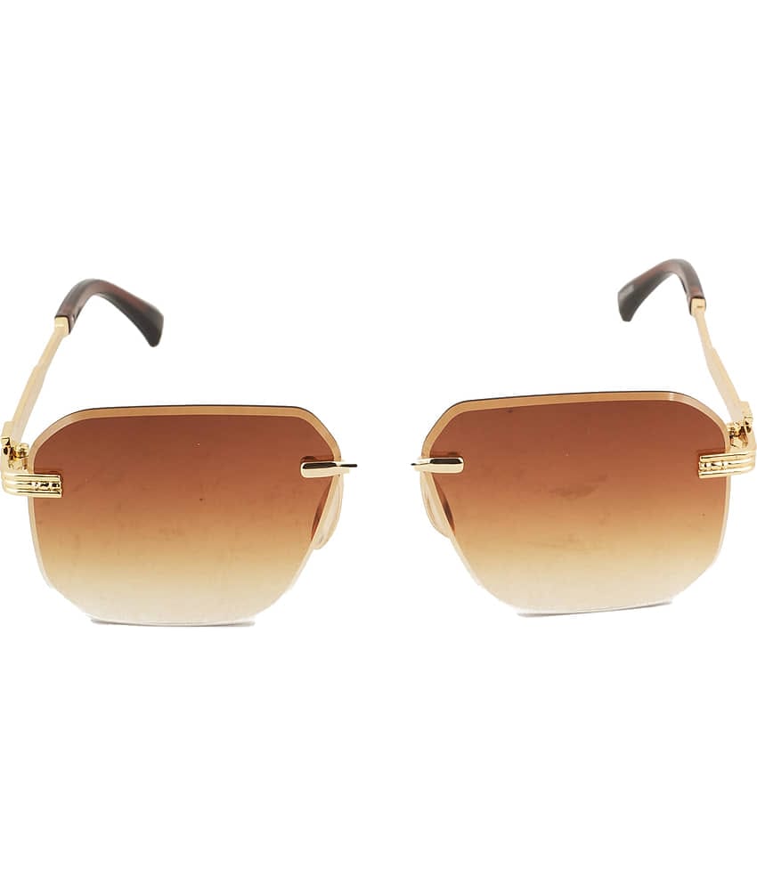 Bayberry Gold Oversized Sunglasses ( Pack of 1 )