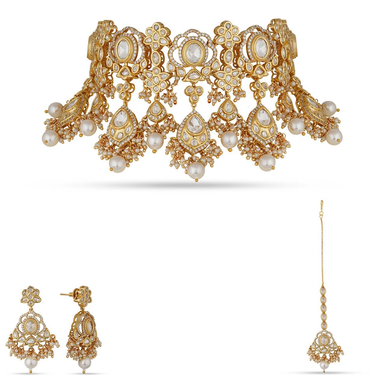 Aini - Kundan Choker Set