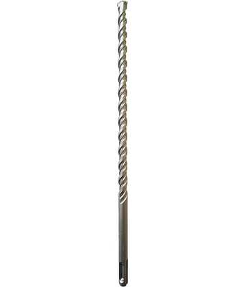 S4 Steel (14 x 310mm) Cross Tip Plus Hammer Drill Bit (Silver)
