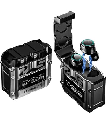 VERONIC M25 Bluetooth True Wireless (TWS) In Ear 30 Hours Playback Fast charging,Powerfull bass IPX4(Splash & Sweat Proof) Assorted