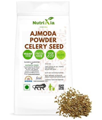 Nutrixia Food Ajmoda Powder-Ajmod Beej - Celery Seeds - Tukhme Karafs Powder 50 gm