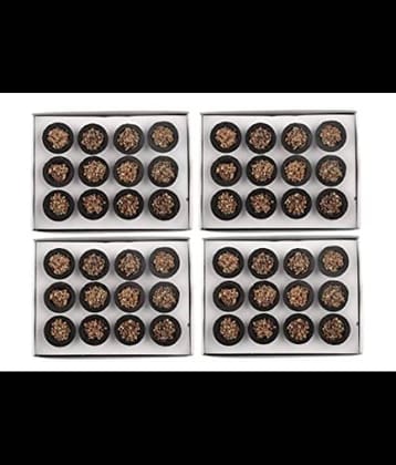 PICKARTME Dhoop Sambrani 48 Havan Cups ( Pack of 4 , Each Pack with 12 Cups)