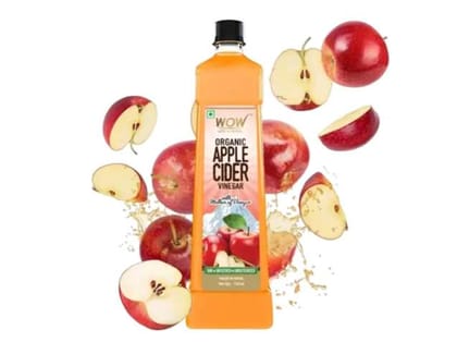 WOW Organic Apple Cider Vinegar For Improved Gut Health - 750ml