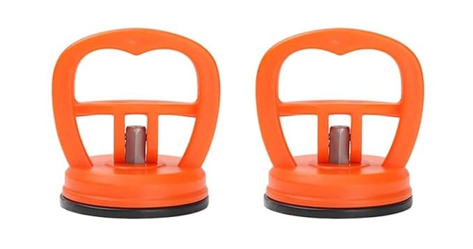 OSFT 2 Pcs Disassembly Heavy Duty Suction Cup Opening Removal Tool,Suction Dent Puller for LCD Screen Repair of Laptops Tablets Phones(Black)