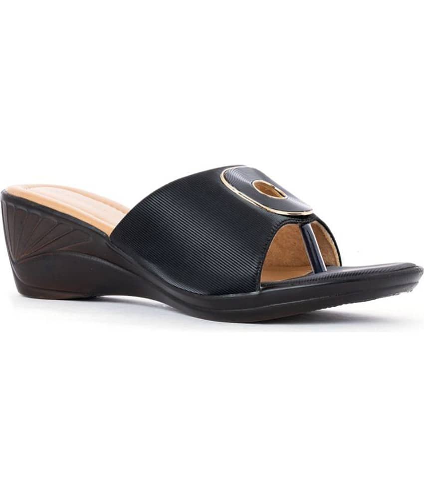 KHADIM - Black Women's Slip On Heels