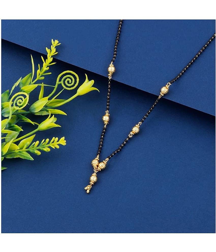Paola Stylish Gold Plated Chain  Mangalsutra For Women Jewellery