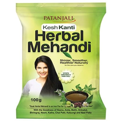 Patanjali Kesh Kanti Herbal Mehandi, 100 gm