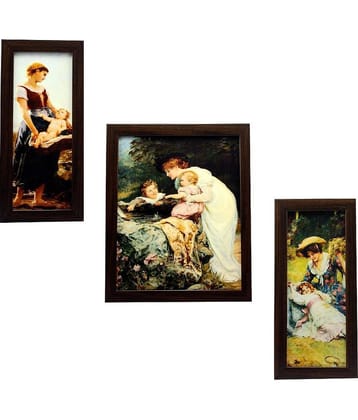 Indianara - Figurative Painting With Frame