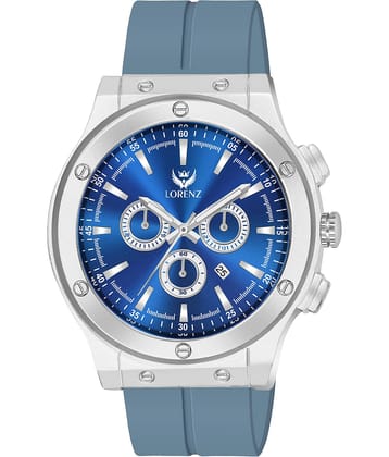 Lorenz Blue Silicon Analog Men's Watch