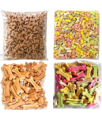 Crunchy Dog Treat Biscuit Cocoa & Mix Flavor for All Life Stages Combo Pack of 400Gm