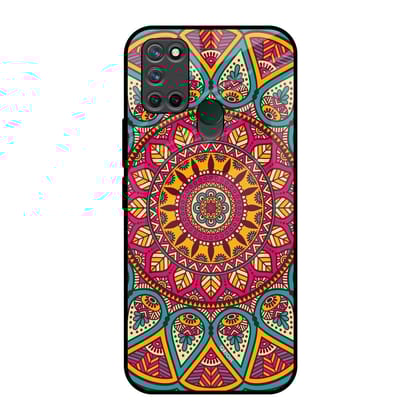 Elegant Mandala Glass Case for Realme 7i