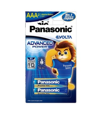 Panasonic EVOLTA AAA Battery (Pack of 2)