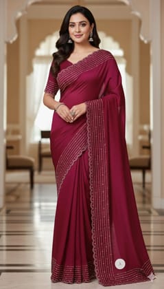Soft Silk Sarees   | Attached blouse