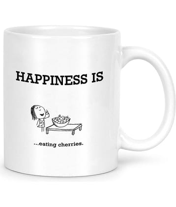 Idream Quote Printed Ceramic Coffee Mug 1 Pcs 330 mL