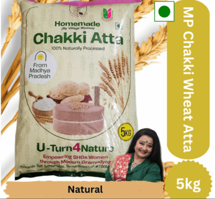 MP Chakki Wheat Atta-Homemade with Fiber