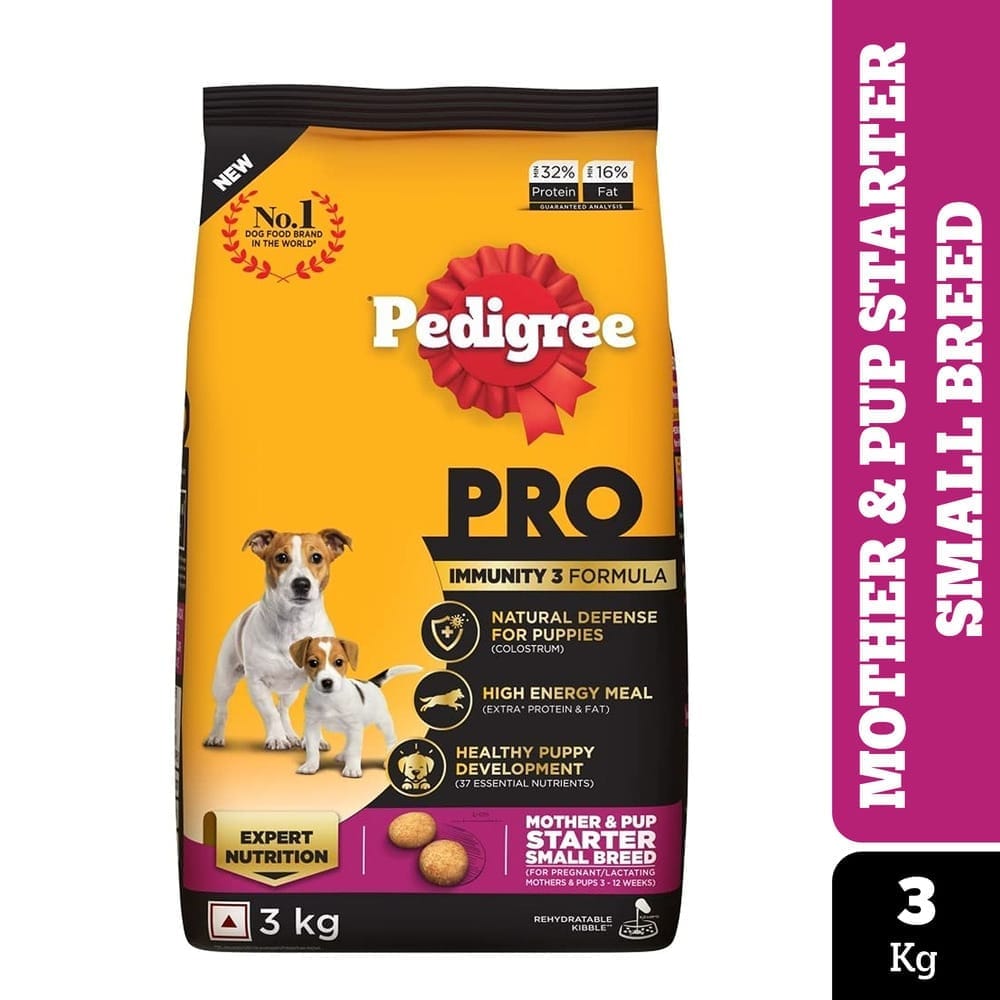 Pedigree PRO Mother &amp; Pup Starter (3-12 Weeks) Small Breed Dry Dog Food 3kg