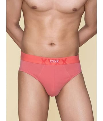 XYXX Pack of 1 Cotton Briefs For Men's ( Coral )