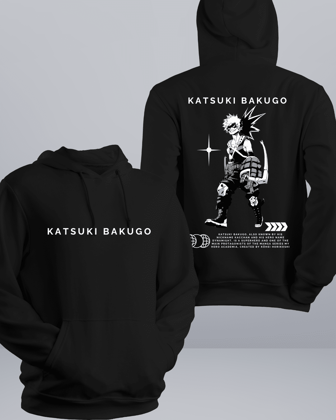 Katsuki my hero academia Black Hoodie-S