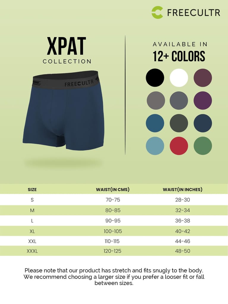 FREECULTR Men's Underwear Anti Bacterial Micromodal Airsoft Brief - Non Itch No Chaffing Sweat Proof-(Xpat & Crux Waistband), Large,Black