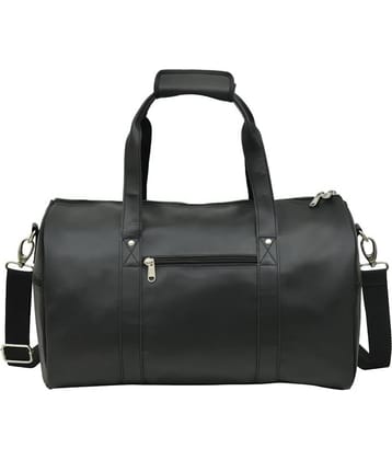 MATRICE - Black Artificial Leather Duffle Bag