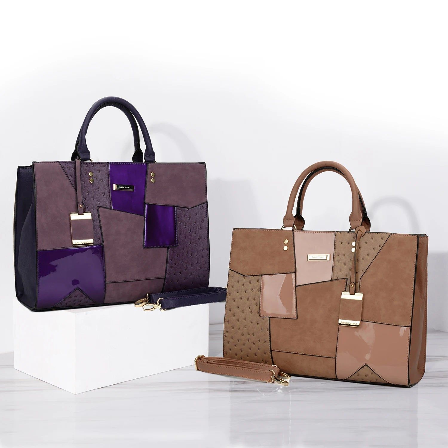 Hec Fashion Designer Pu Leather Material Women Handbag Wholesale