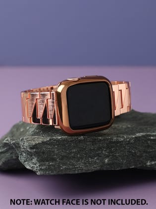 Emely Apple Watch Chain Strap With Case-42mm/44mm/45mm