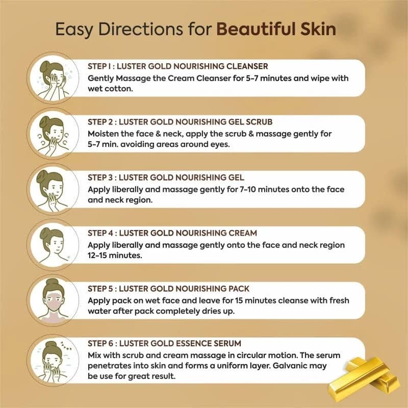 FYC Professional Lustre Gold Radiant & Glowing Skin Facial
