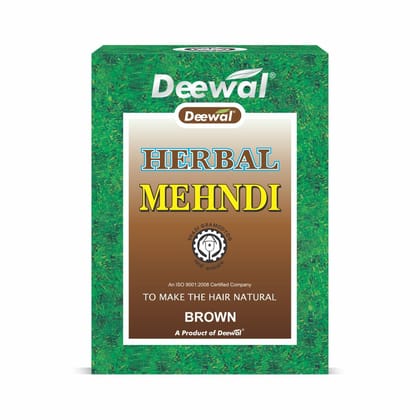 Deewal Herbal Khadi Mehndi for Unisex, 160g - Brown (Pack of 2) Deewal Herbal Khadi Mehndi for Unisex, 160g - Brown (Pack of 2) - Brown / 80 g (Pack of 2)
