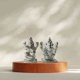 Celestial Prosperity Lakshmi Ganesh Idols Celestial Prosperity Lakshmi Ganesh Idols