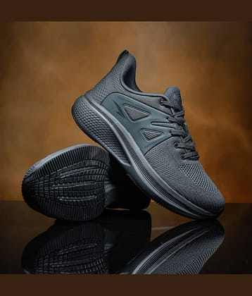 ASIAN RAFTAAR-23 Black Men's Sports Running Shoes