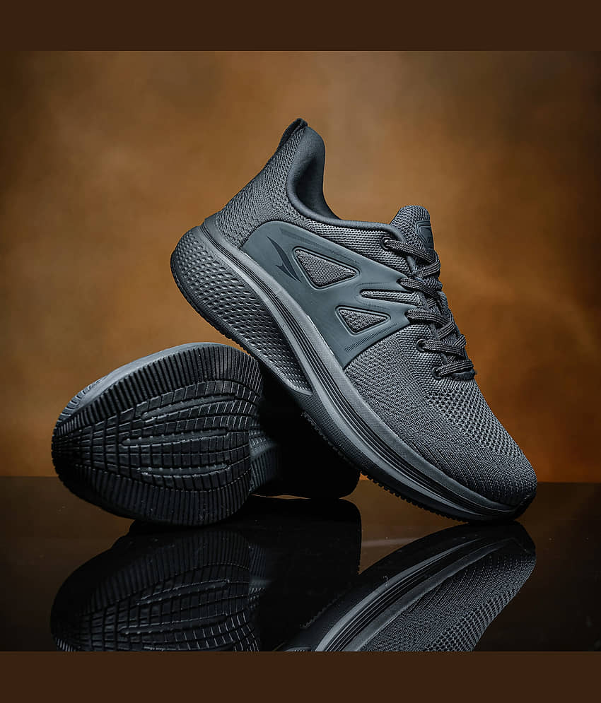 ASIAN RAFTAAR-23 Black Men's Sports Running Shoes