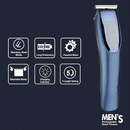 AT-1210 Premium Beard Trimmer with Adjustable Comb Settings