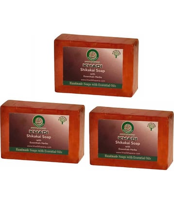Khadi Herbal Shikakai Soap 125 gm - Pack of 3