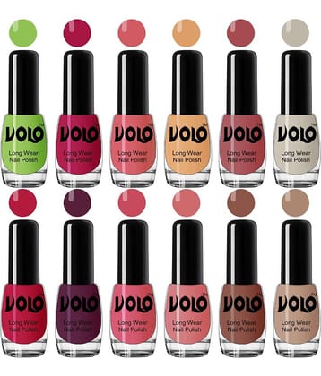 VOLO True Wear High Gloss Impresso Nail Polish Sets of 12  Multi Glossy 60 mL