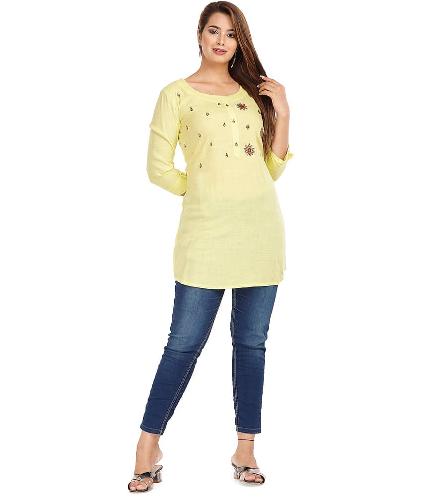 Rayon Short Kurti For Women (Pack of 1)