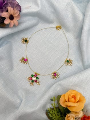 Invisible Chain Jadau Necklace 226