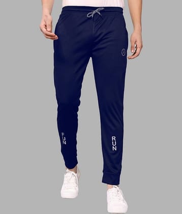 Anand Navy Blue Lycra Men's Joggers ( Pack of 1 )