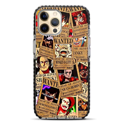 Wanted Posters One Piece Anime iPhone 12 Pro Stride Phone Case-Stride