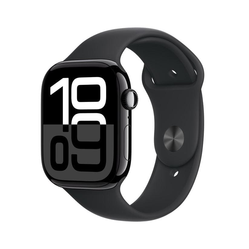 Apple Watch Series 10 GPS + Cellular 46mm Jet Black Aluminium M/L