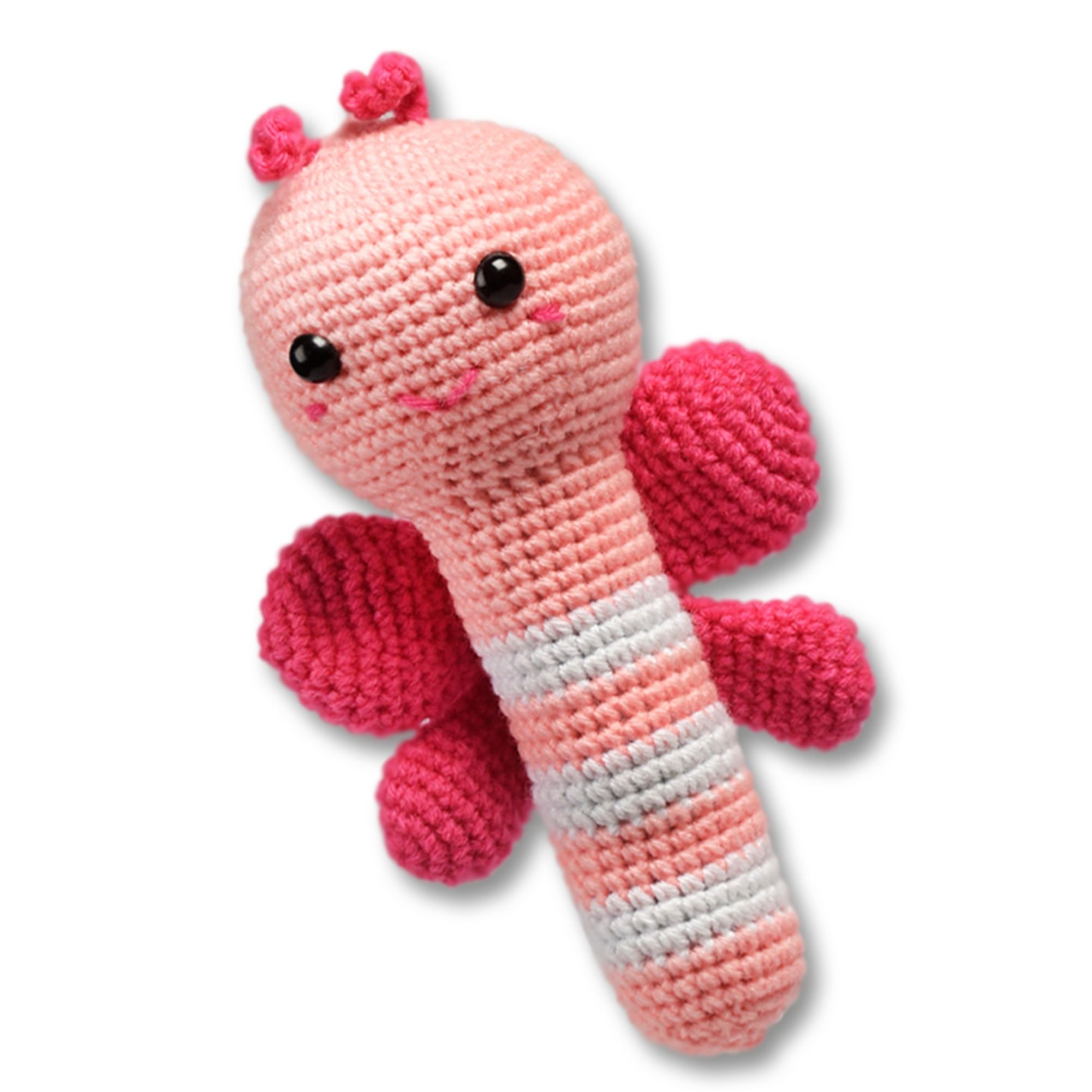 Toy Antiqua Butterfly Rattle Premium Handcrafted Toy