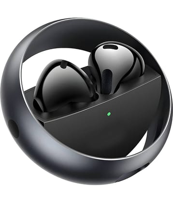 VEhop Air Flip Bluetooth True Wireless (TWS) In Ear 30 Hours Playback Fast charging,Low Latency IPX4(Splash & Sweat Proof) Black