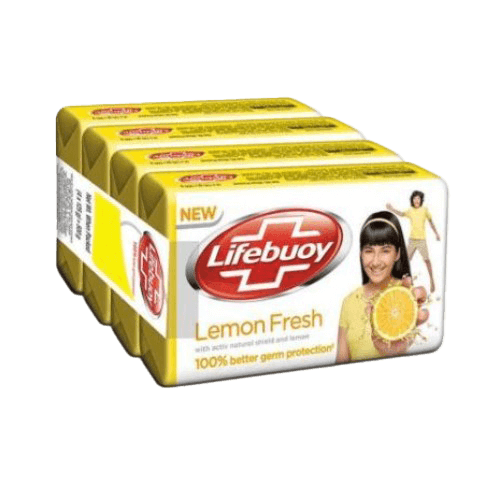 Lifebuoy Bathing Soap Lemon Fresh 4 x Rs.10/-