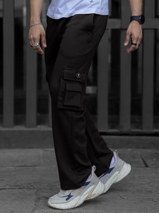 Streetstyle Black Baggy fit Cargo Pant-S