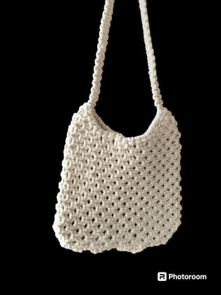 ASOMI HAND MACRAME HAND WOVEN SHOULDER BAG