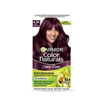 Garnier, Hair Colouring Creme, Long-Lasting Colour, Smoothness & Shine, Color Naturals, 70Ml + 60G Garnier, Hair Colouring Creme, Long-Lasting Colour, Smoothness & Shine, Color Naturals, 70Ml + 60G