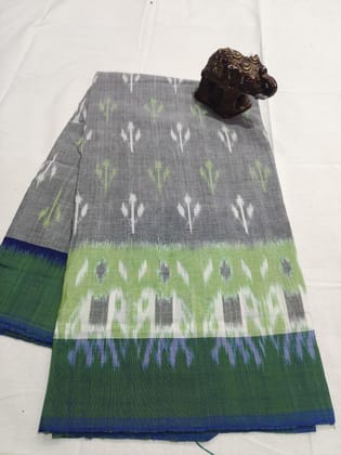 Pochampally Ikkat Cotton gray