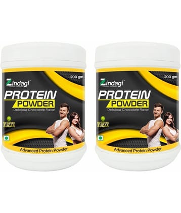 Zindagi Adult Protein Powder - Whey Protein 200 gm Pack of 2