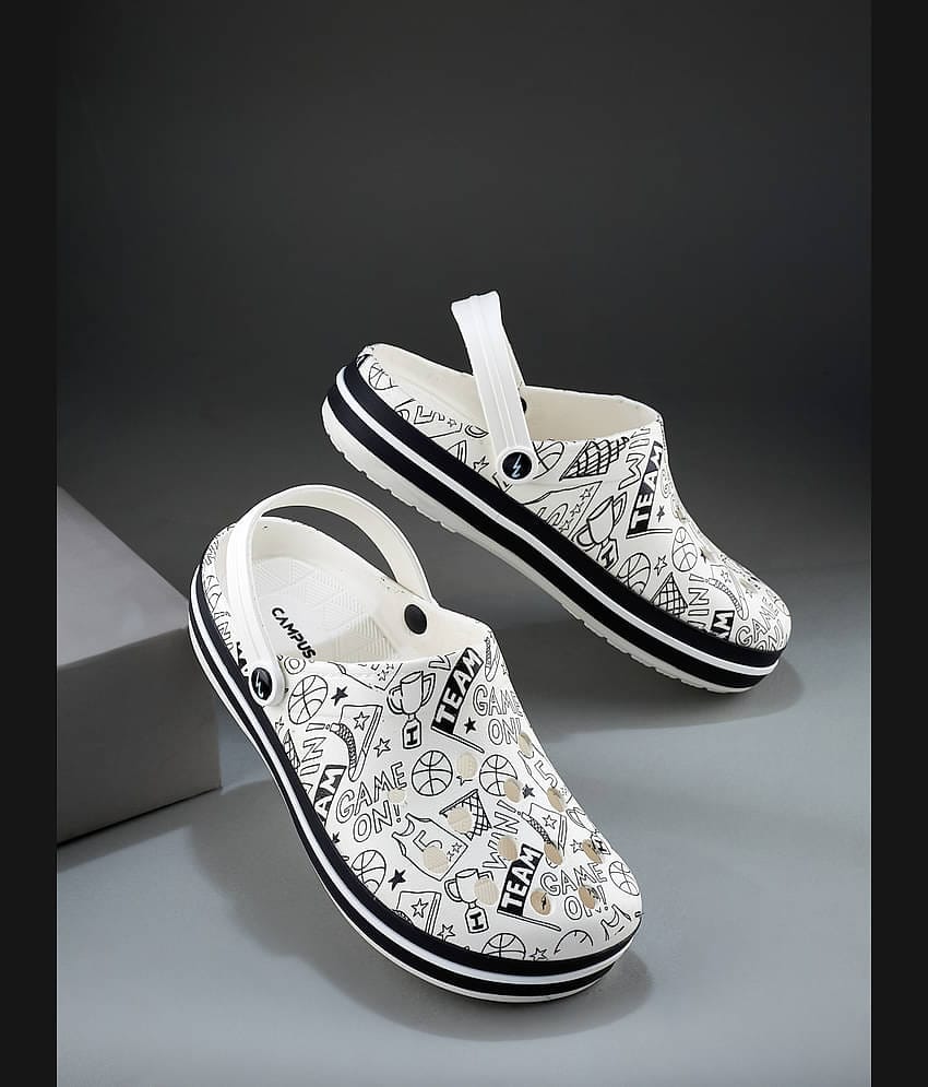 Campus - Off White Men's Clogs