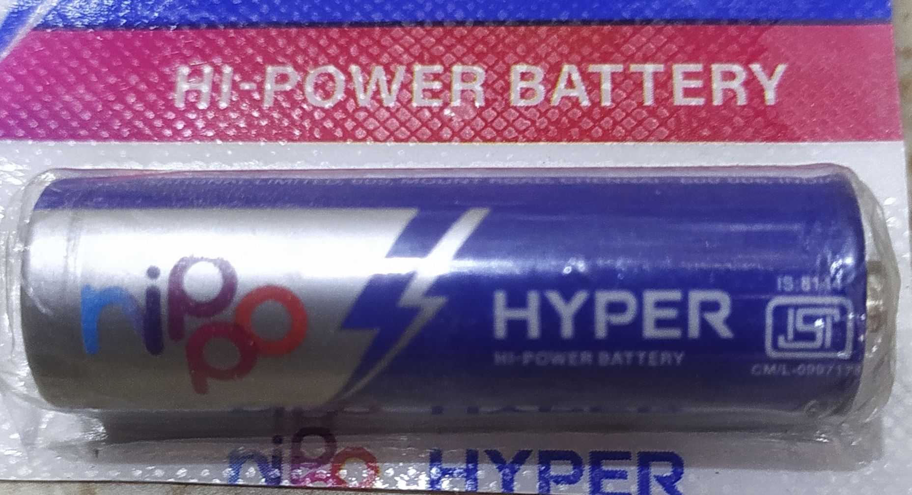 nippo Hi power battery Hyper AAA