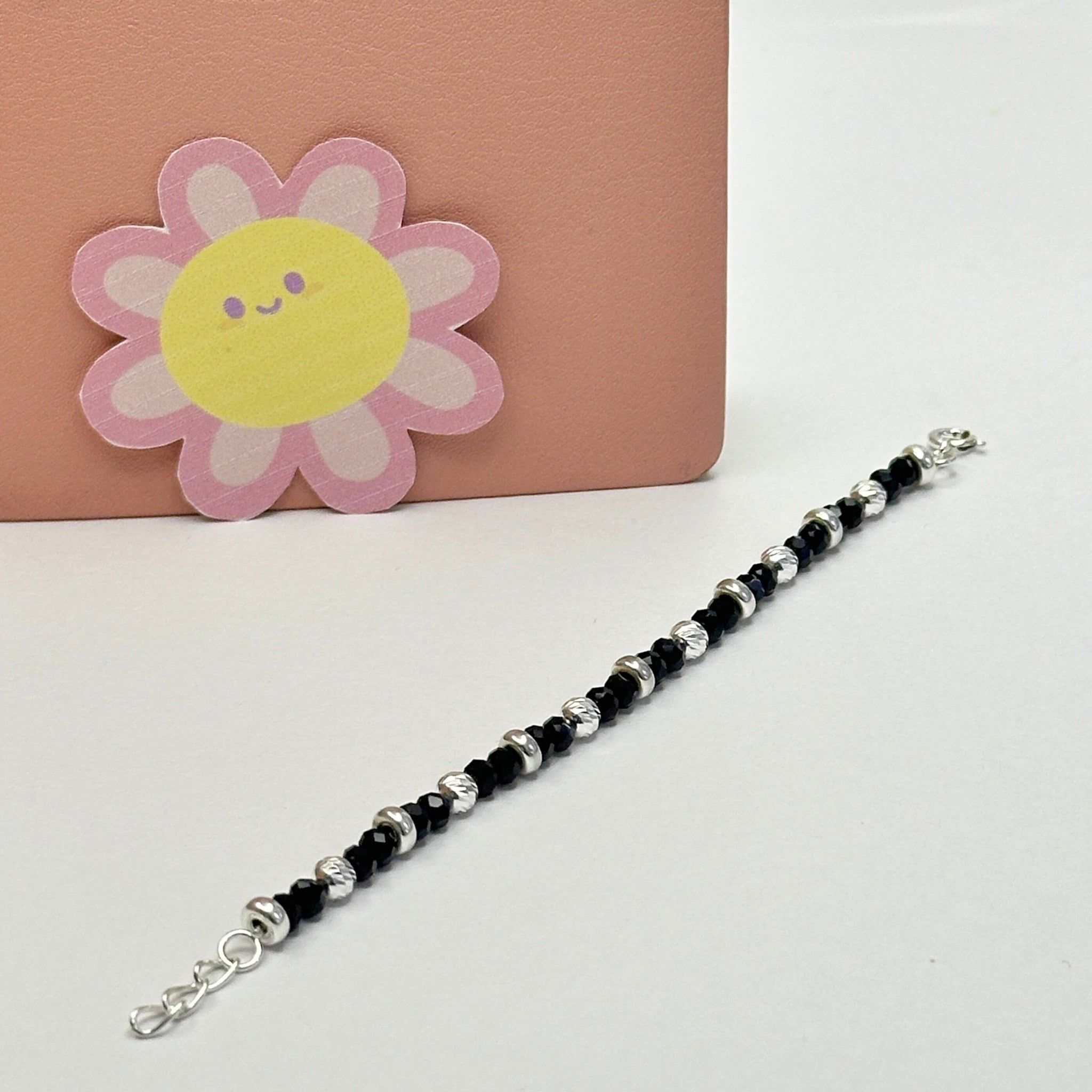 Beaded Silver 925 Kids Bracelet